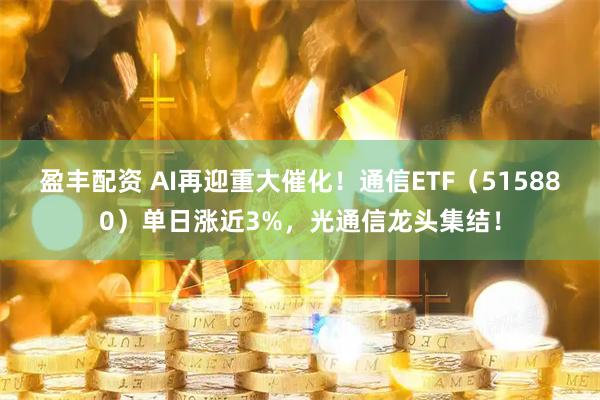 盈丰配资 AI再迎重大催化！通信ETF（515880）单日涨近3%，光通信龙头集结！