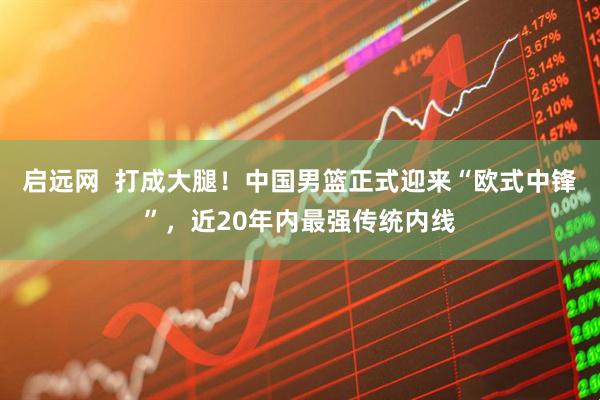 启远网  打成大腿！中国男篮正式迎来“欧式中锋”，近20年内最强传统内线